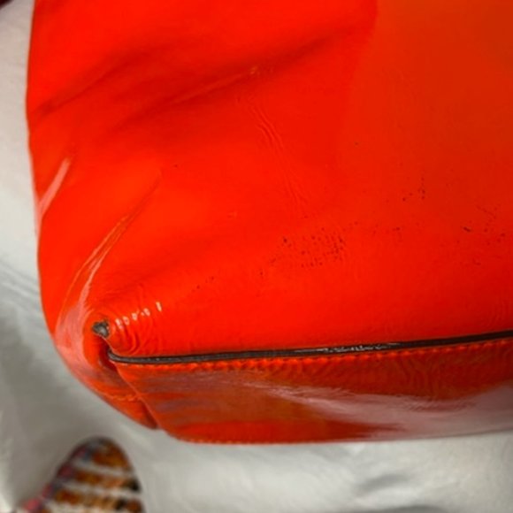 Kate Spade Fun Orange Pink Shoulder Bag - Picture 16 of 16